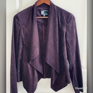 Burgundy Kut from the Kloth faux suede jacket